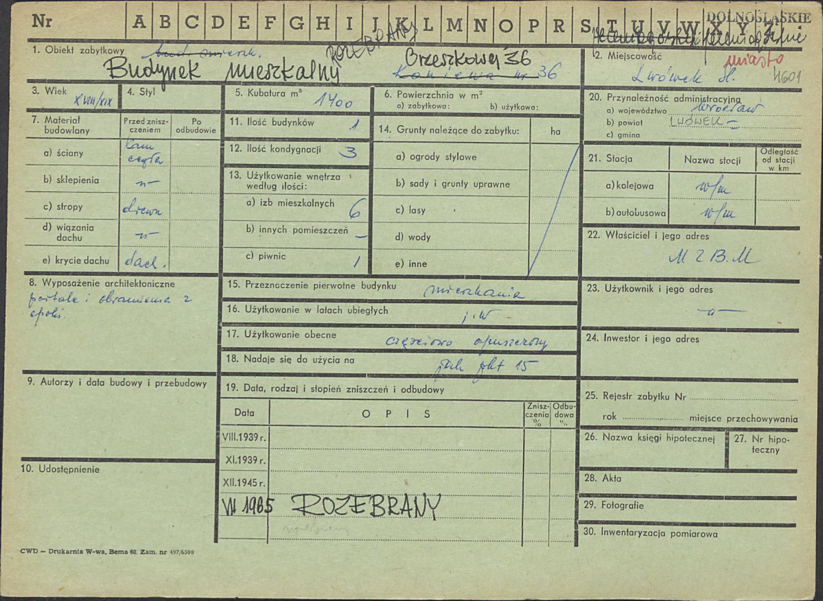 Karta zielona, skan nr 1