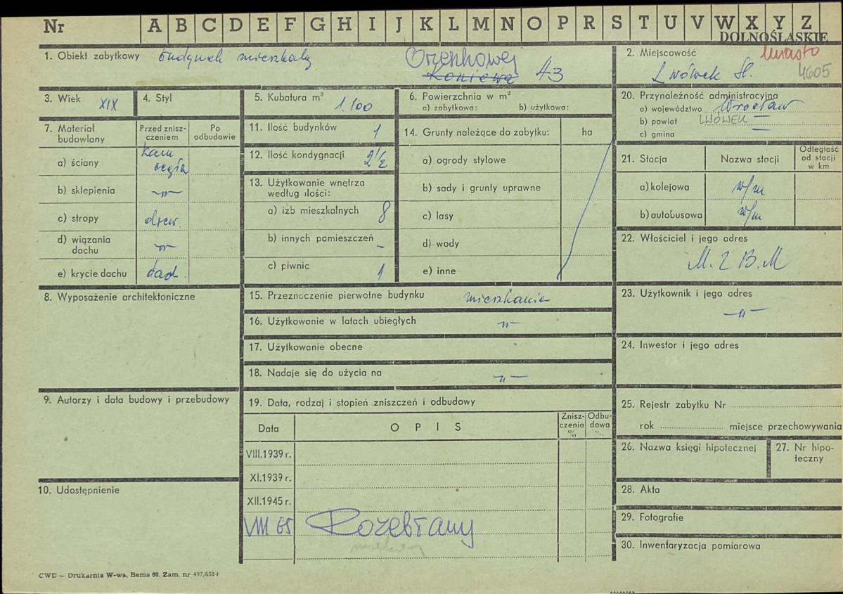 Karta zielona, skan nr 1