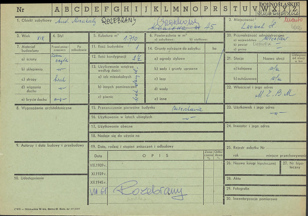 Karta zielona, skan nr 1