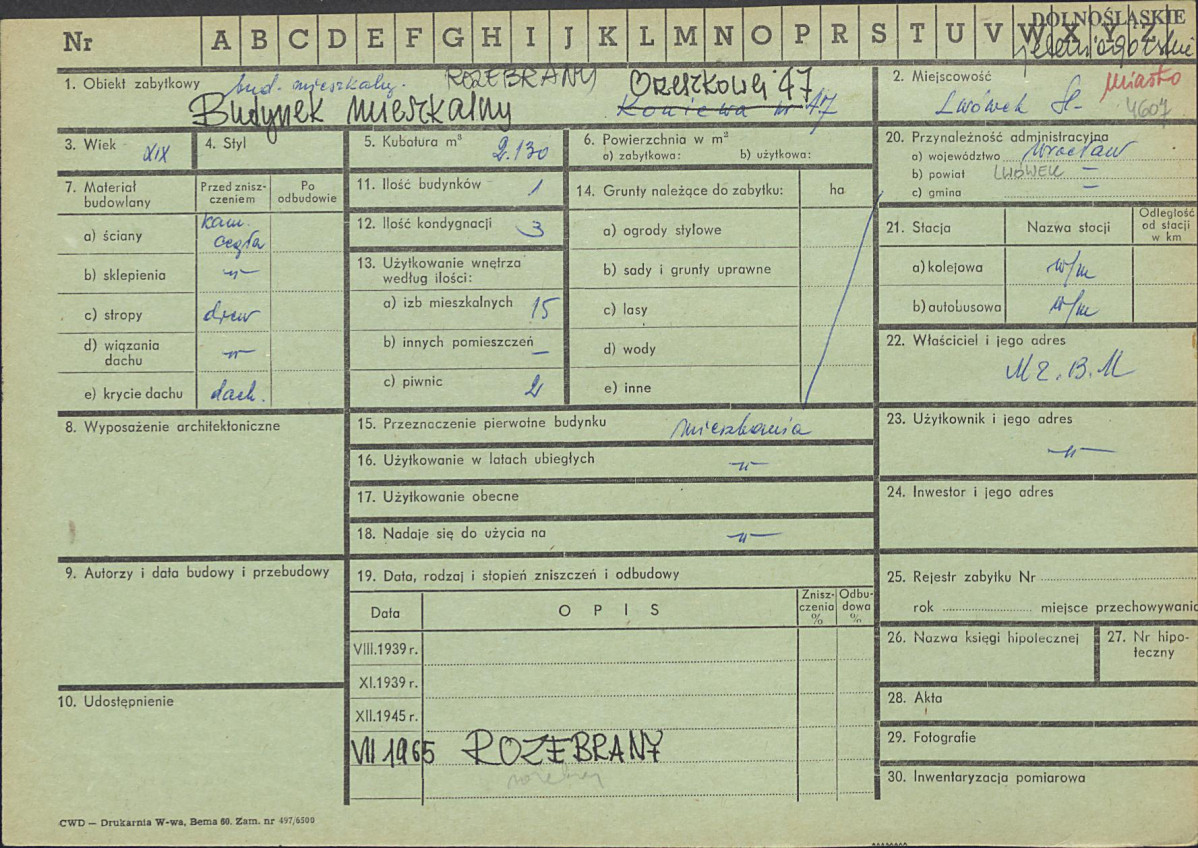 Karta zielona, skan nr 1