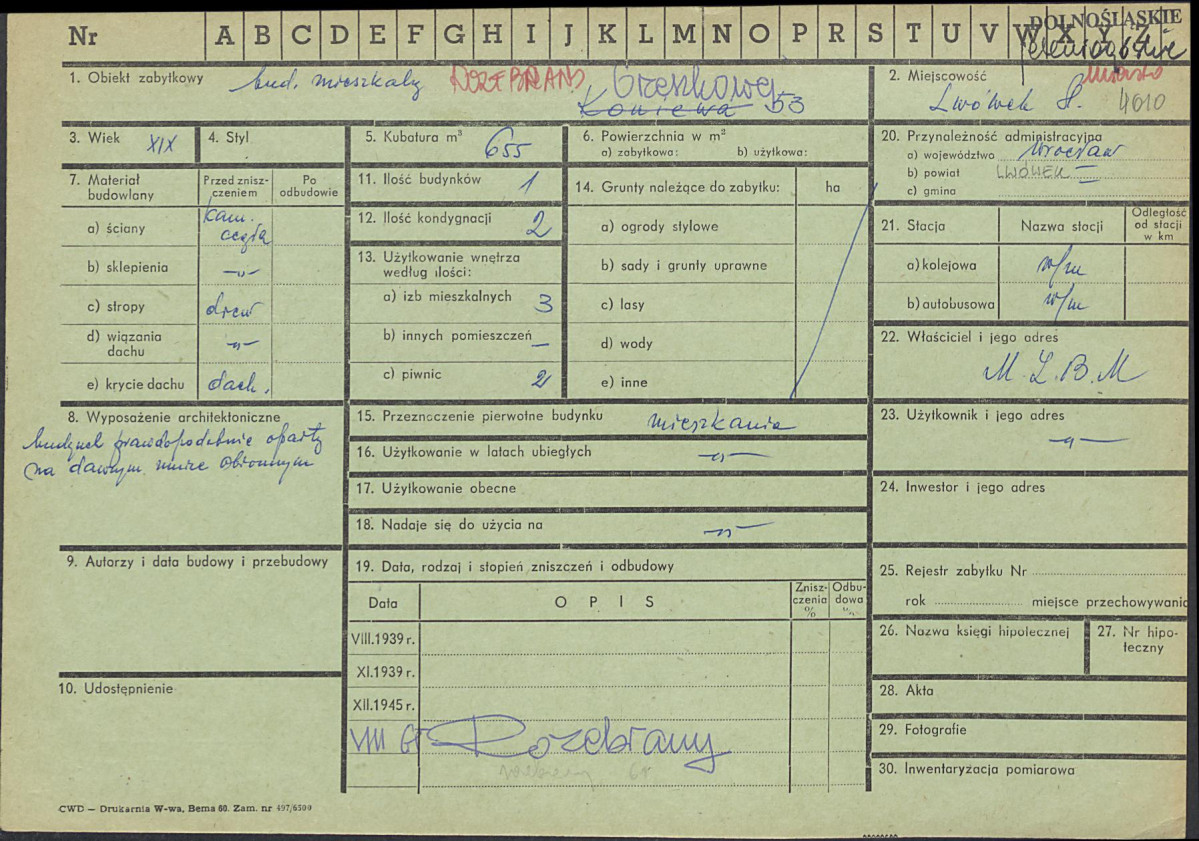 Karta zielona, skan nr 1