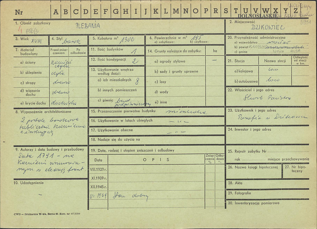 Karta zielona, skan nr 1