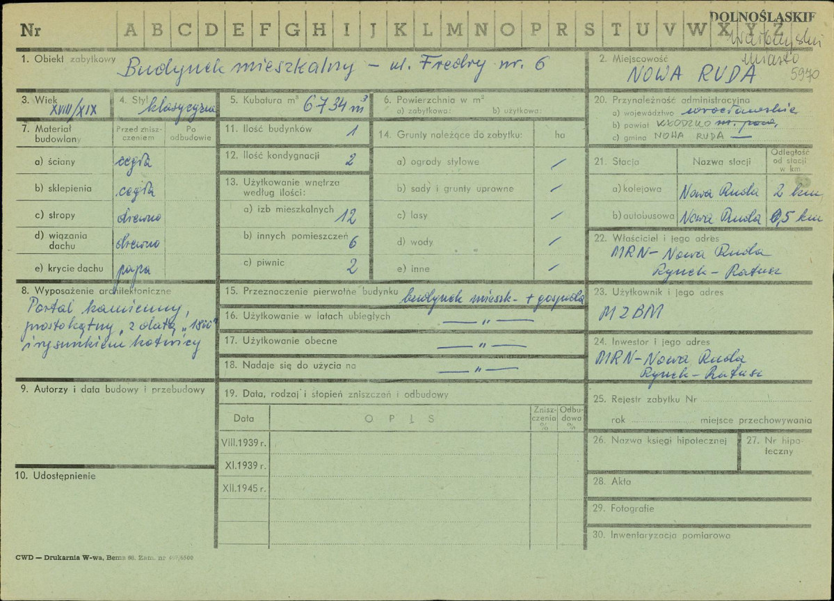 Karta zielona, skan nr 1