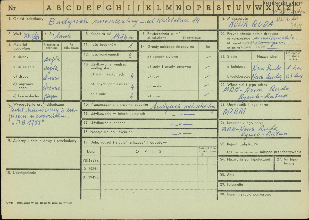 Karta zielona, skan nr 1