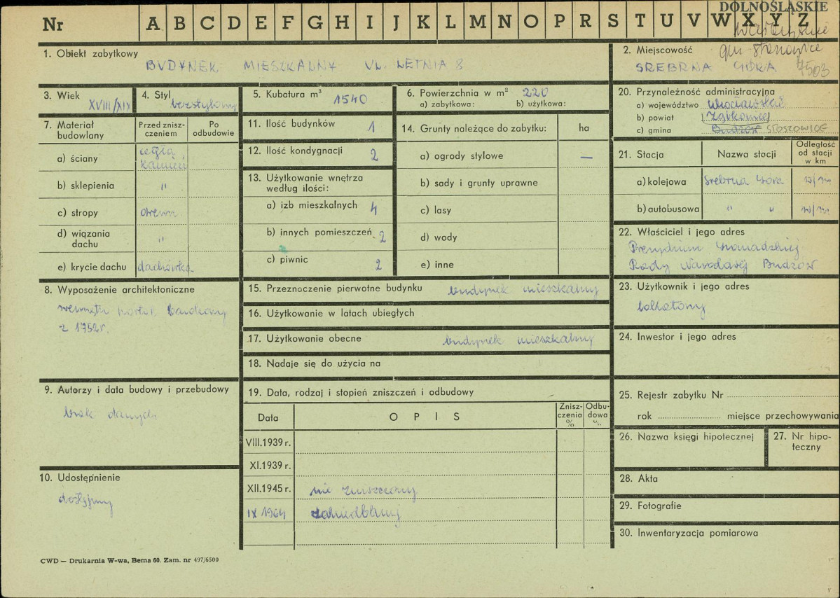 KZ - Karta zielona, skan nr 1