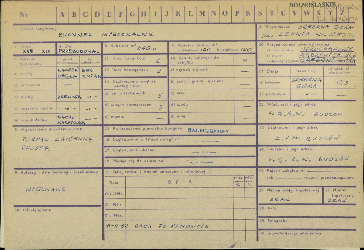 KZ - Karta zielona, skan nr 1