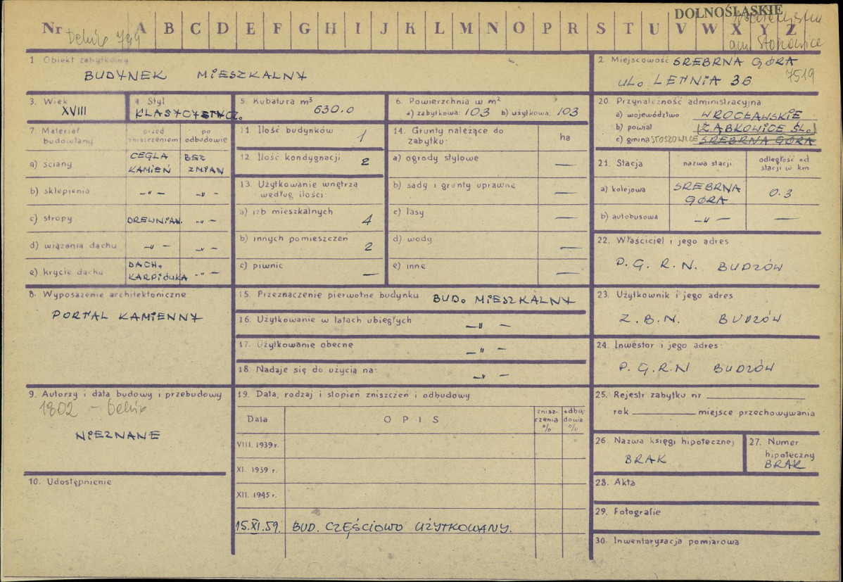 KZ - Karta zielona, skan nr 1