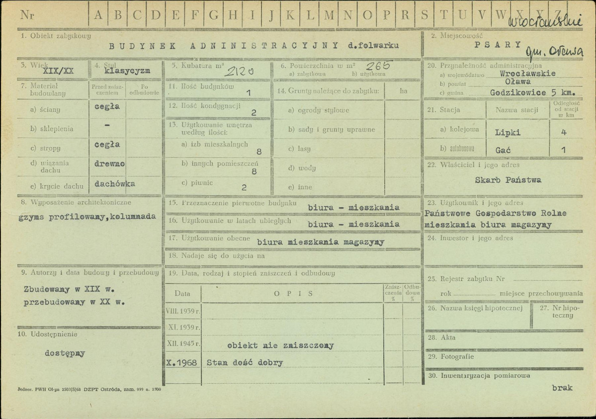 Karta zielona, skan nr 1
