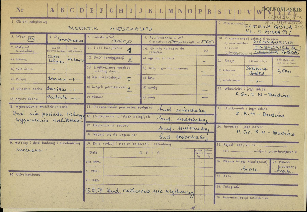 KZ - Karta zielona, skan nr 1