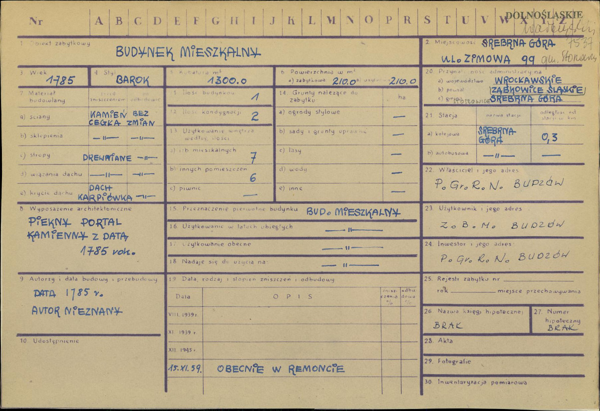 KZ - Karta zielona, skan nr 1