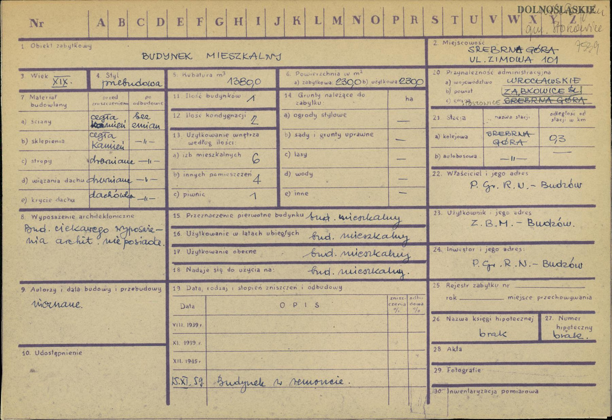 KZ - Karta zielona, skan nr 1