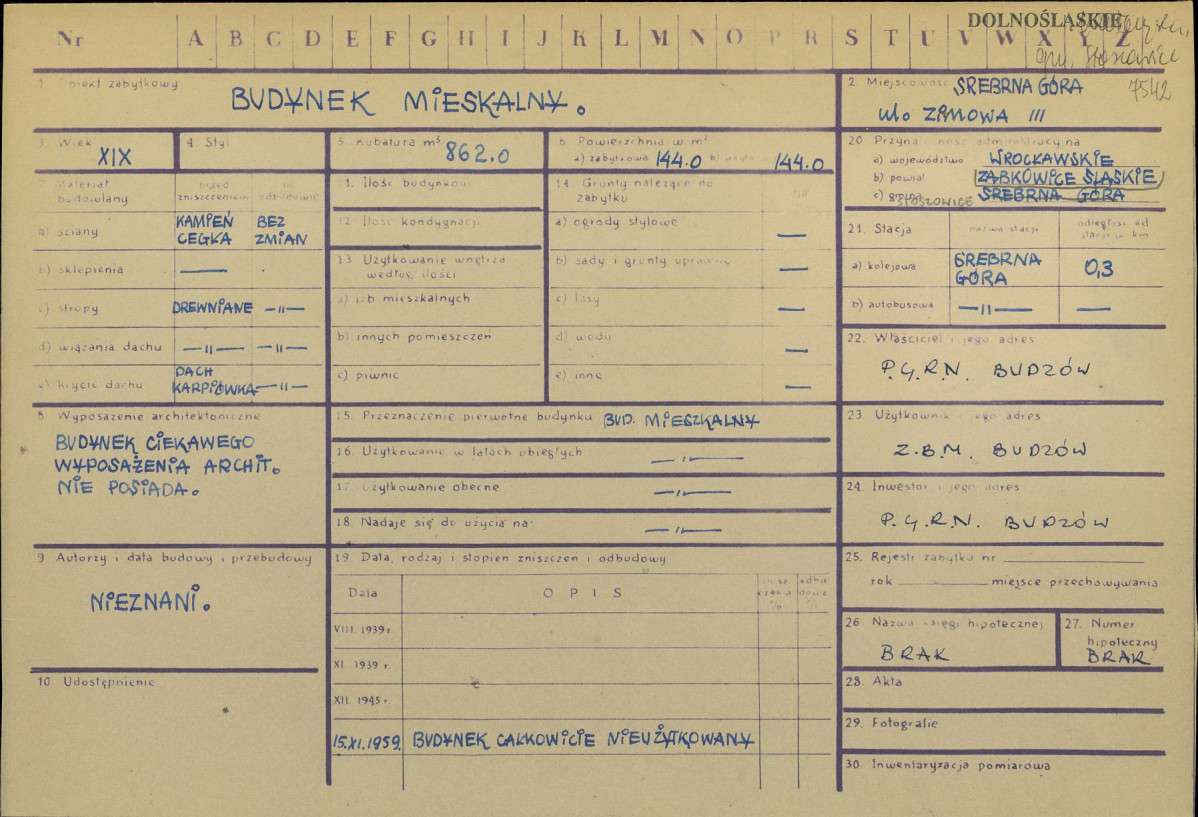 KZ - Karta zielona, skan nr 1