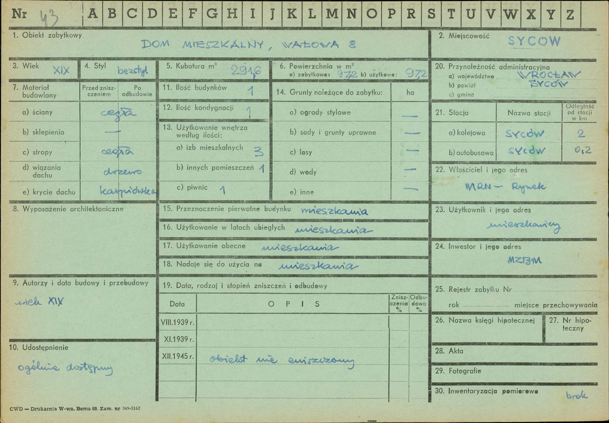 Karta zielona, skan nr 1