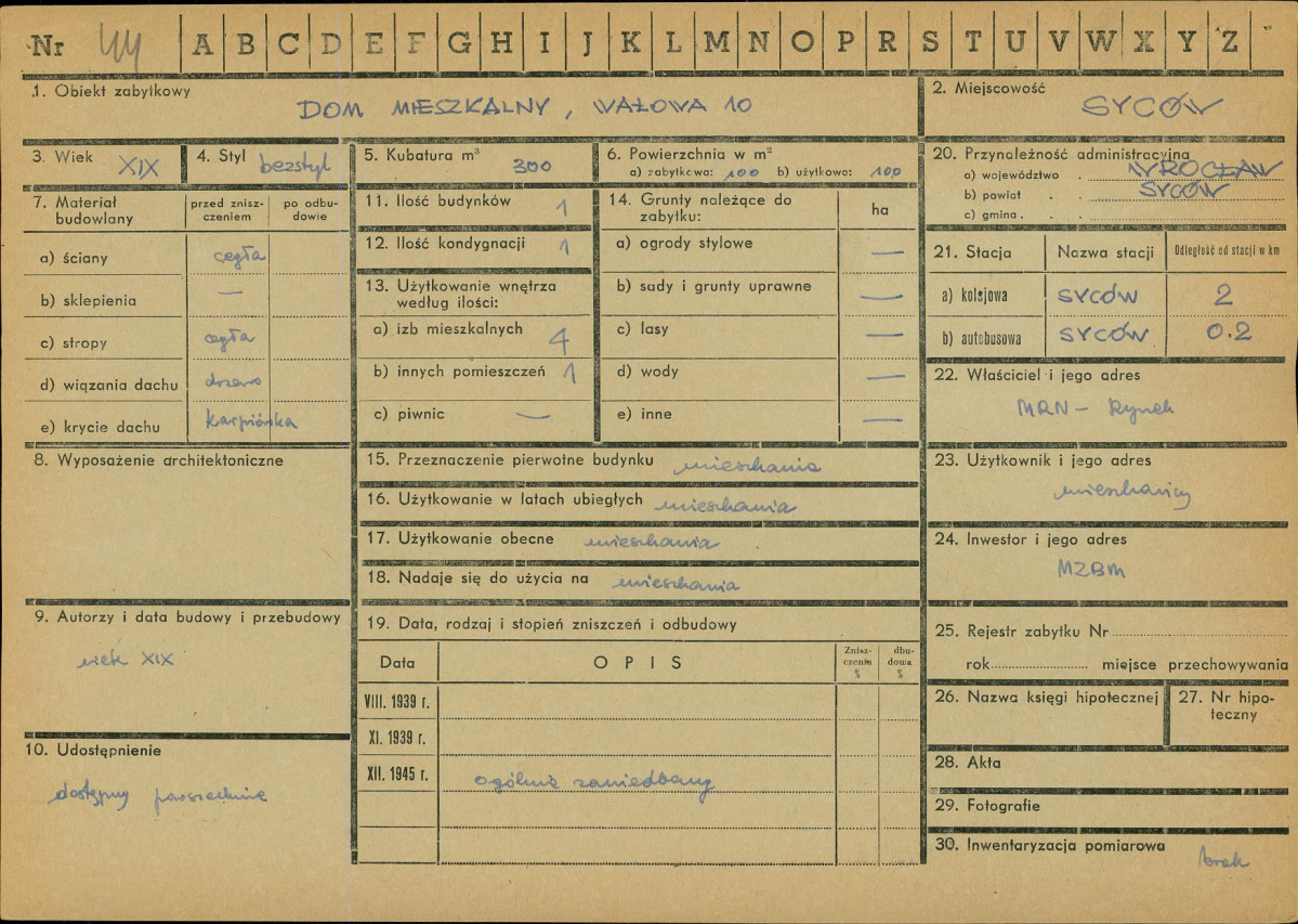 Karta zielona, skan nr 1