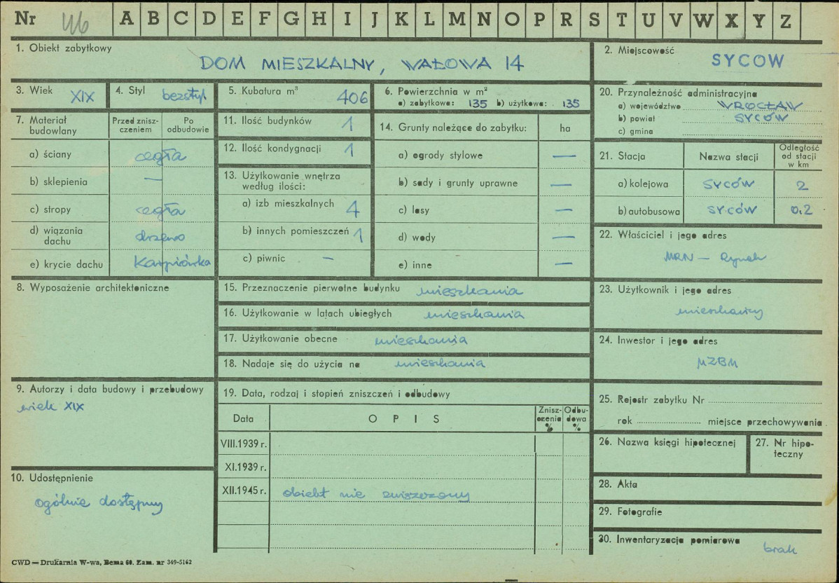 Karta zielona, skan nr 1
