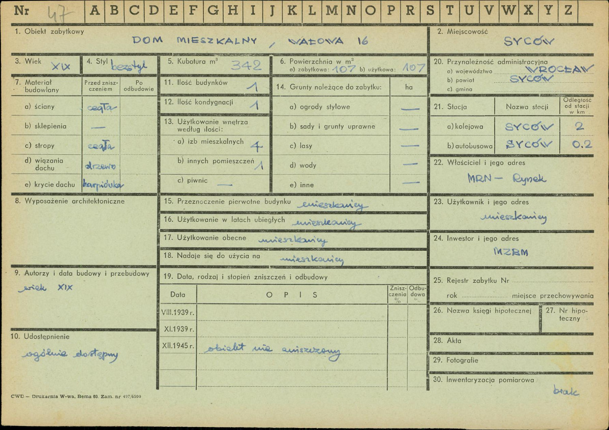 Karta zielona, skan nr 1