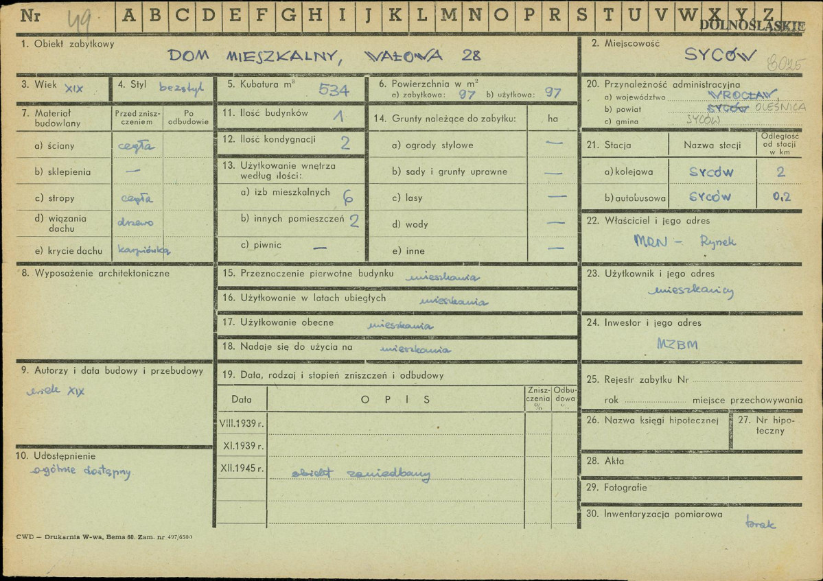 Karta zielona, skan nr 1