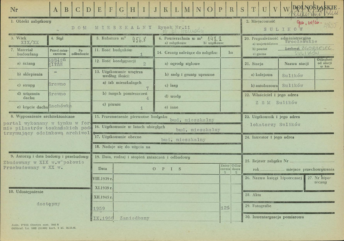 KZ - Karta zielona, skan nr 1
