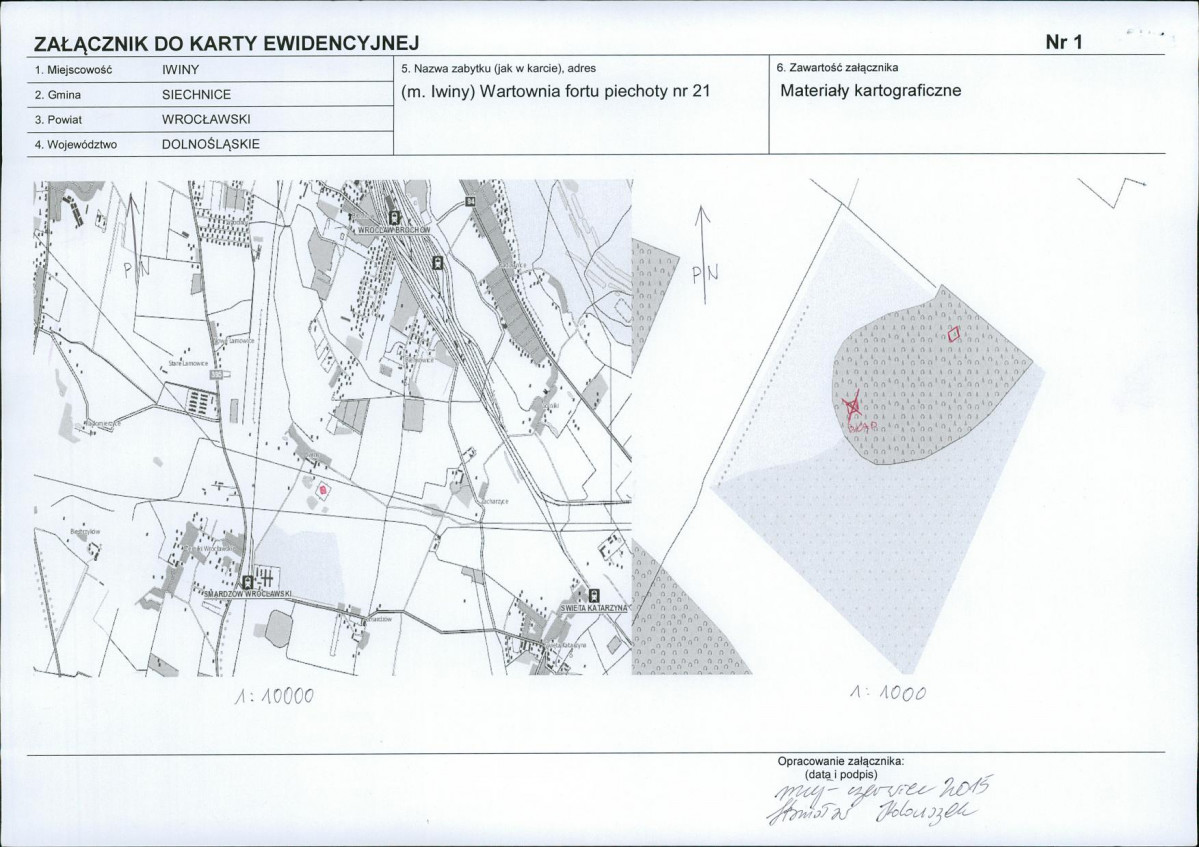 Karta obiektu niewpisanego do rejestru, skan nr 3