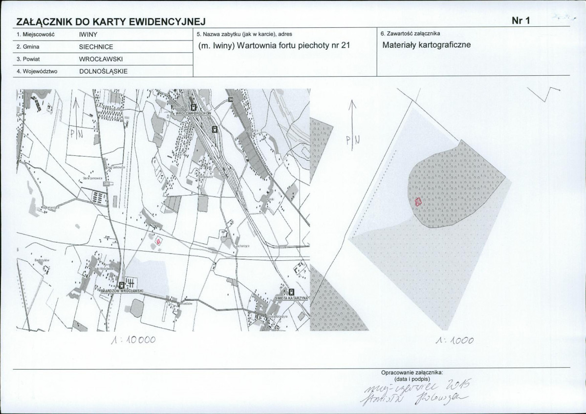 Karta obiektu niewpisanego do rejestru, skan nr 3