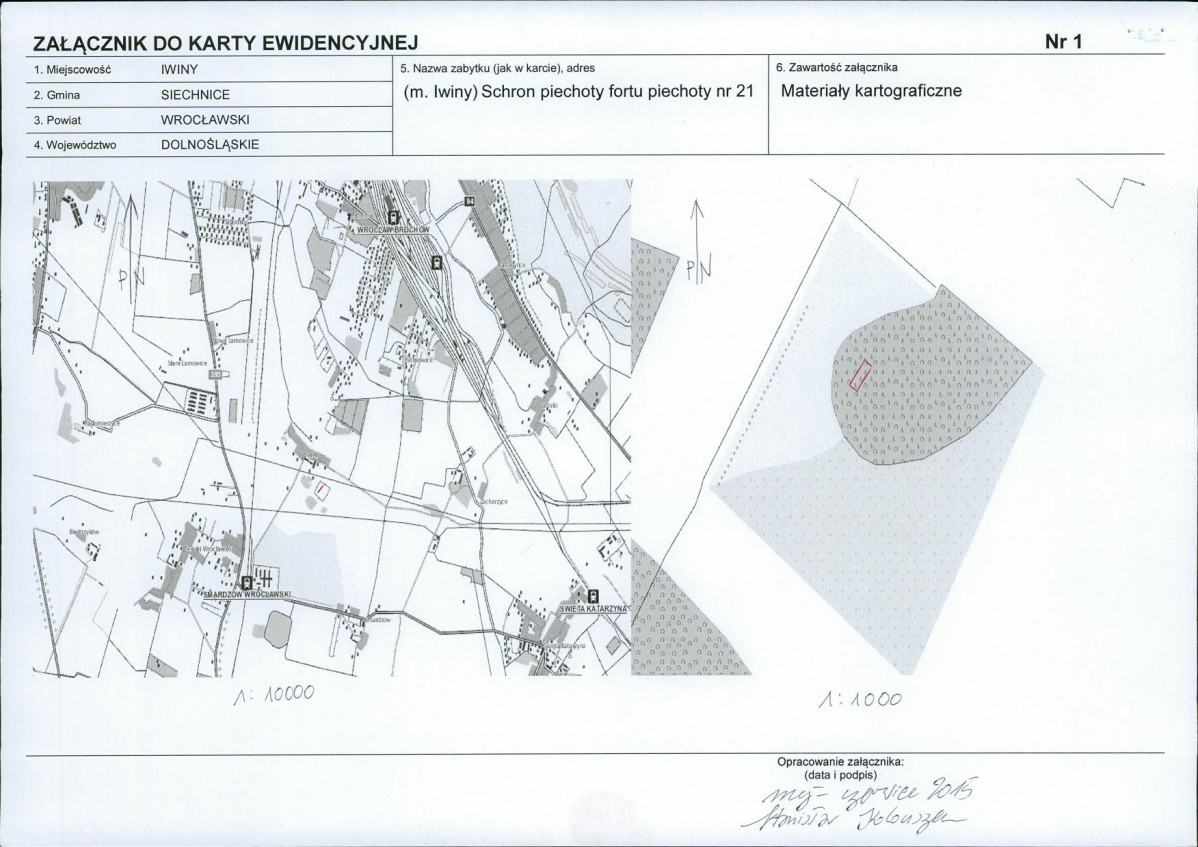 Karta obiektu niewpisanego do rejestru, skan nr 3