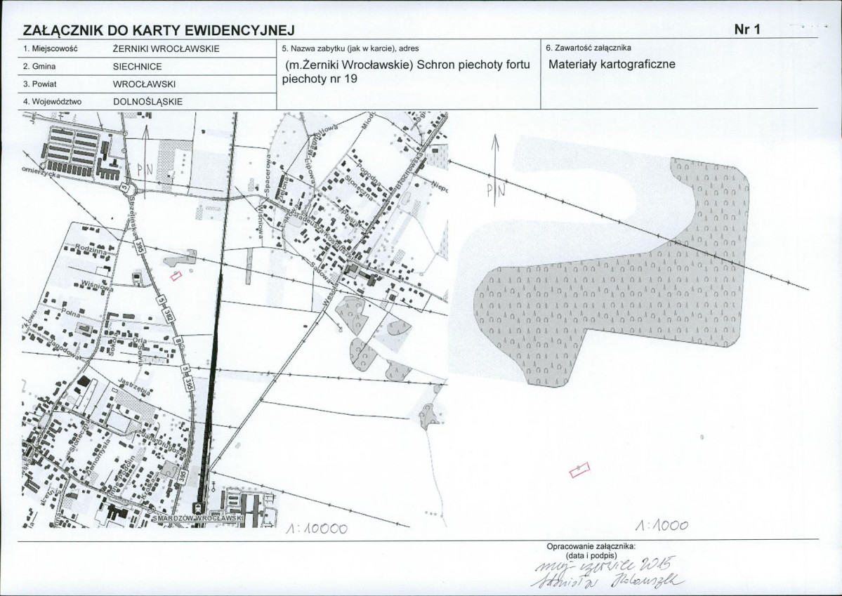 Karta obiektu niewpisanego do rejestru, skan nr 3