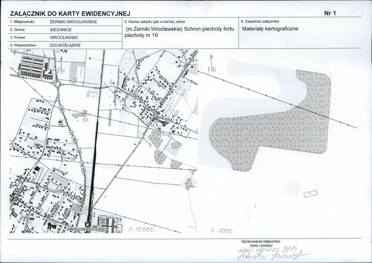 Karta obiektu niewpisanego do rejestru, skan nr 3
