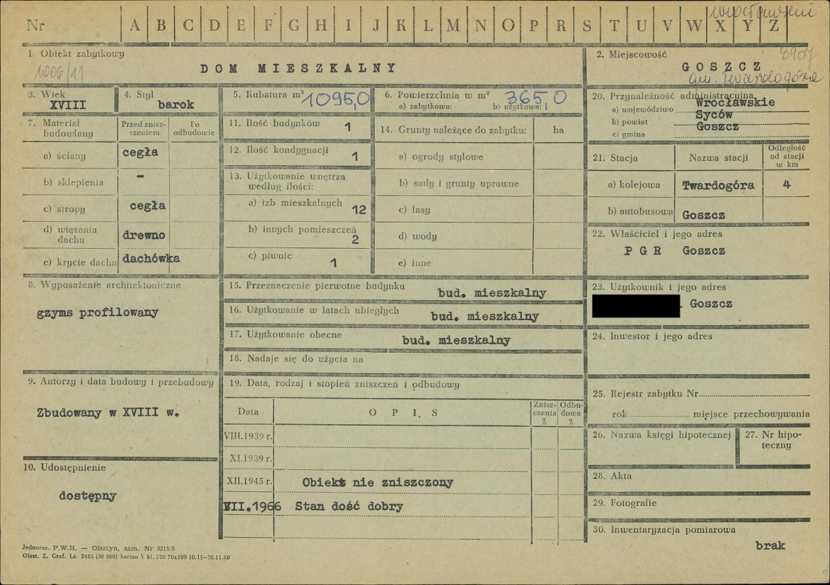 KZ - Karta zielona, skan nr 1