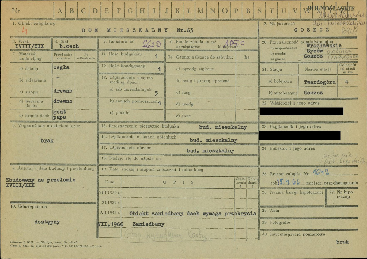 KZ - Karta zielona, skan nr 1