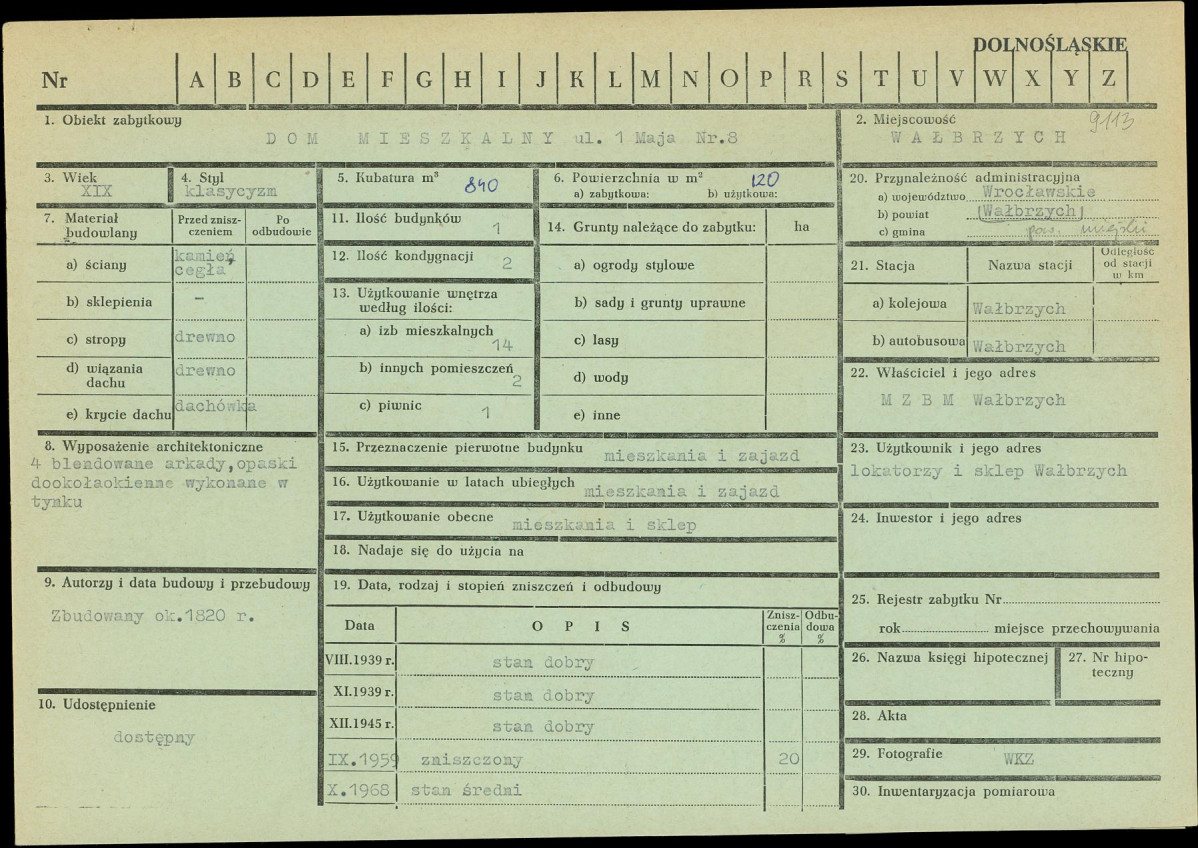 Karta zielona, skan nr 1