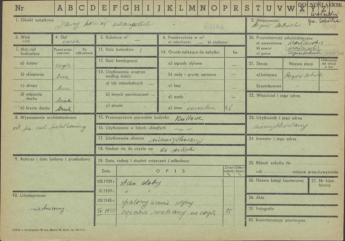 Karta zielona, skan nr 1