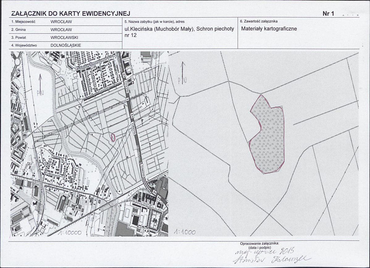 Karta obiektu niewpisanego do rejestru, skan nr 3