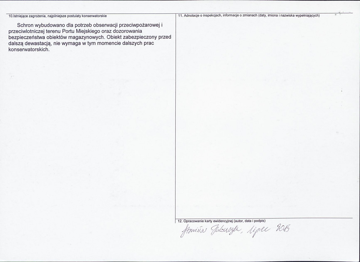 Karta obiektu niewpisanego do rejestru, skan nr 2