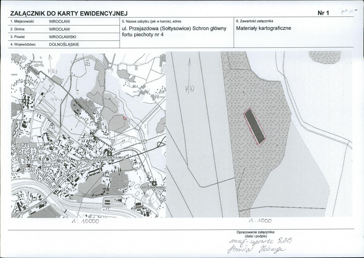 Karta obiektu niewpisanego do rejestru, skan nr 3