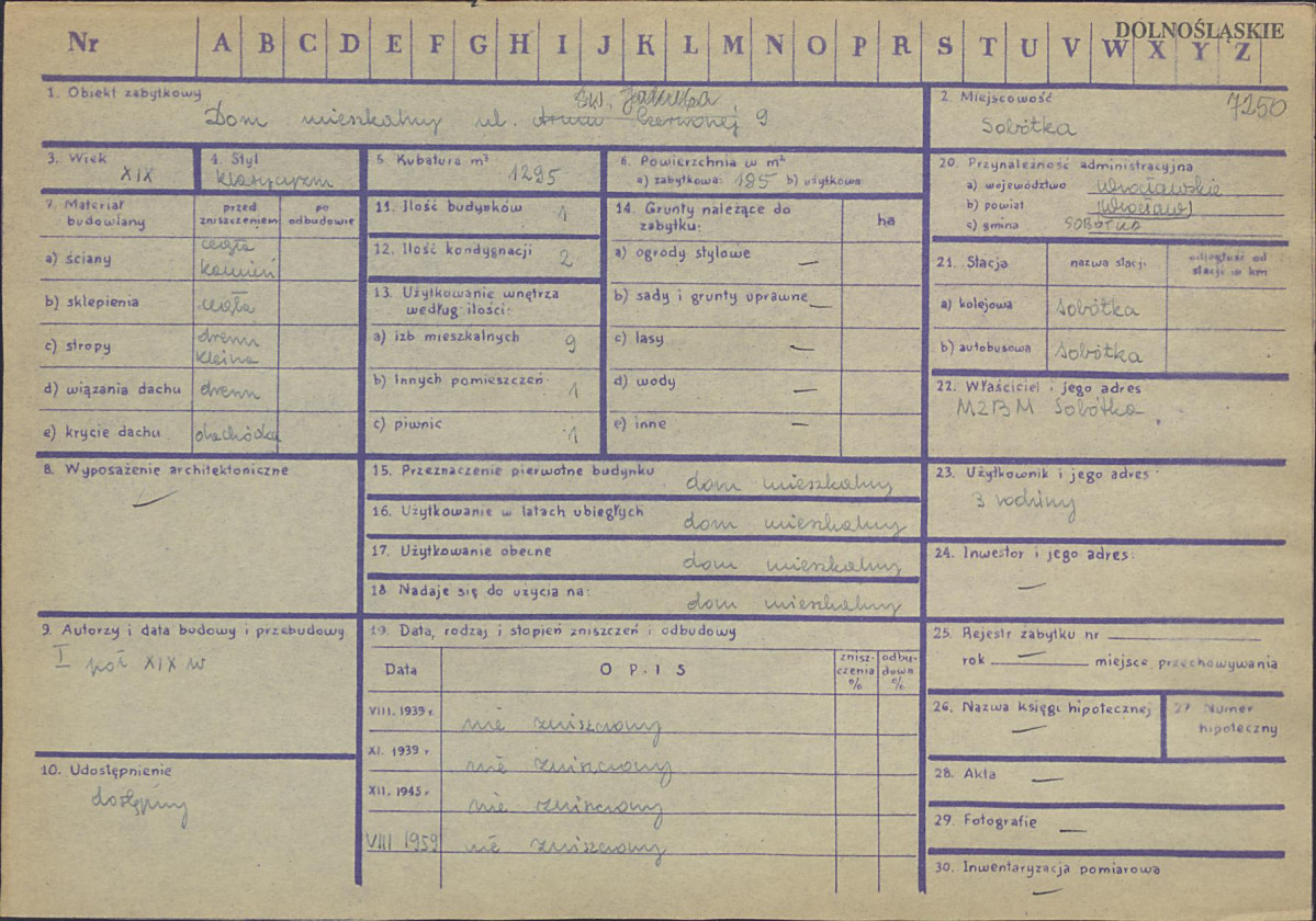 KZ - Karta zielona, skan nr 1