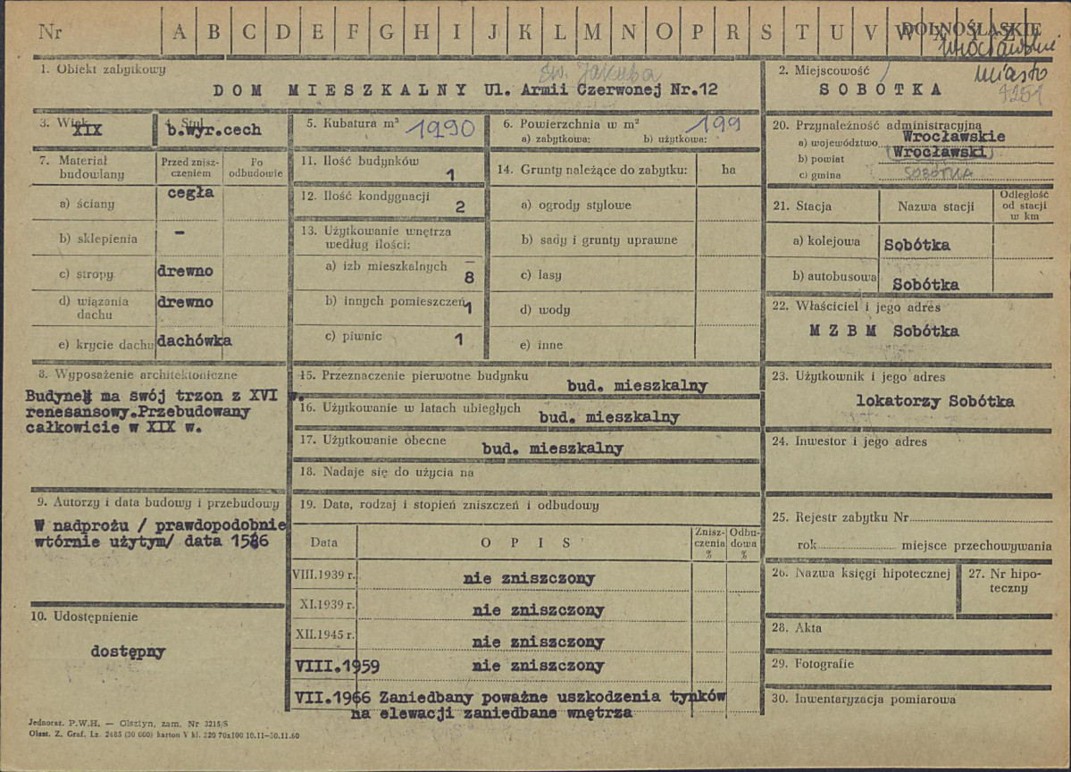 KZ - Karta zielona, skan nr 1