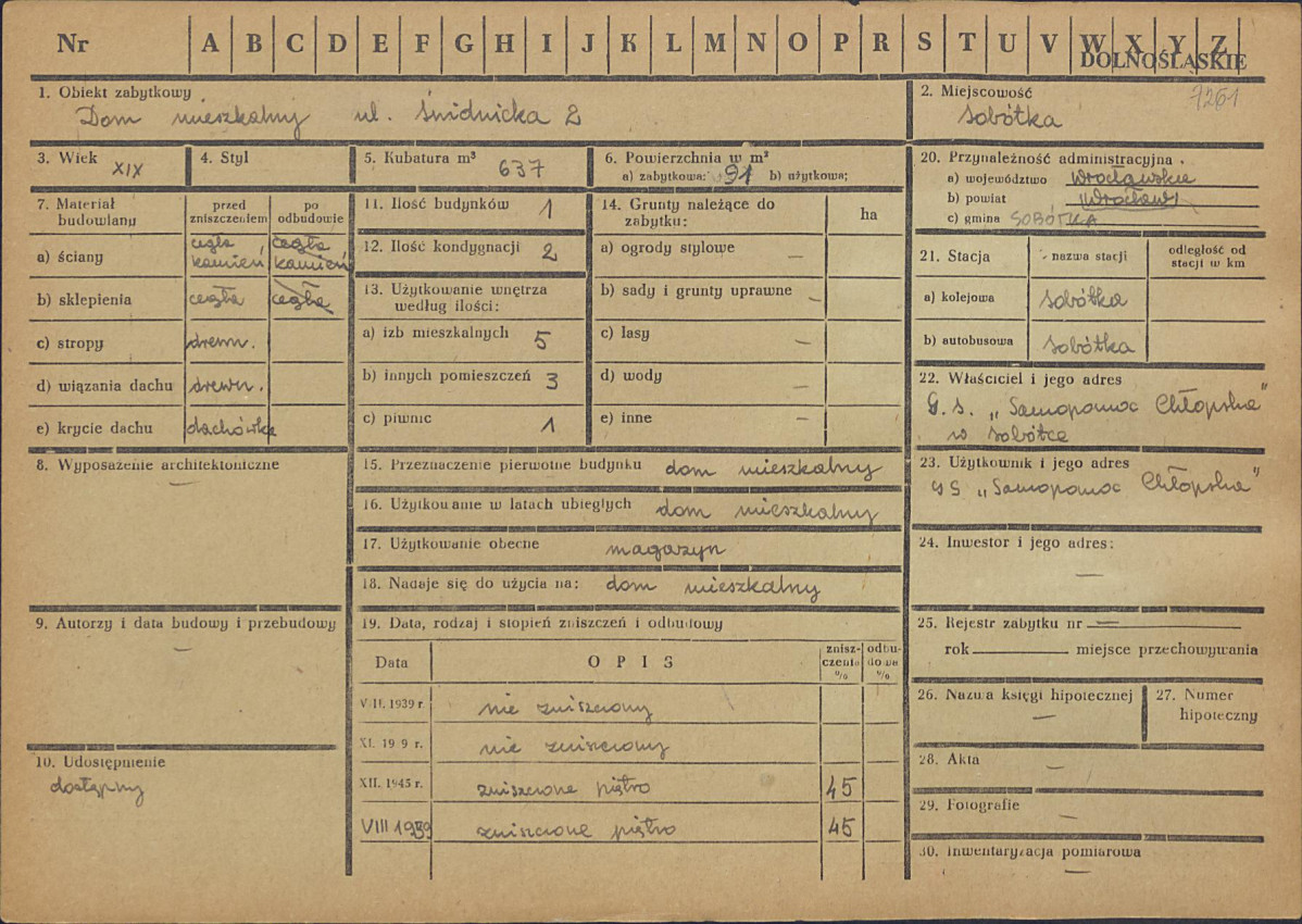 KZ - Karta zielona, skan nr 1