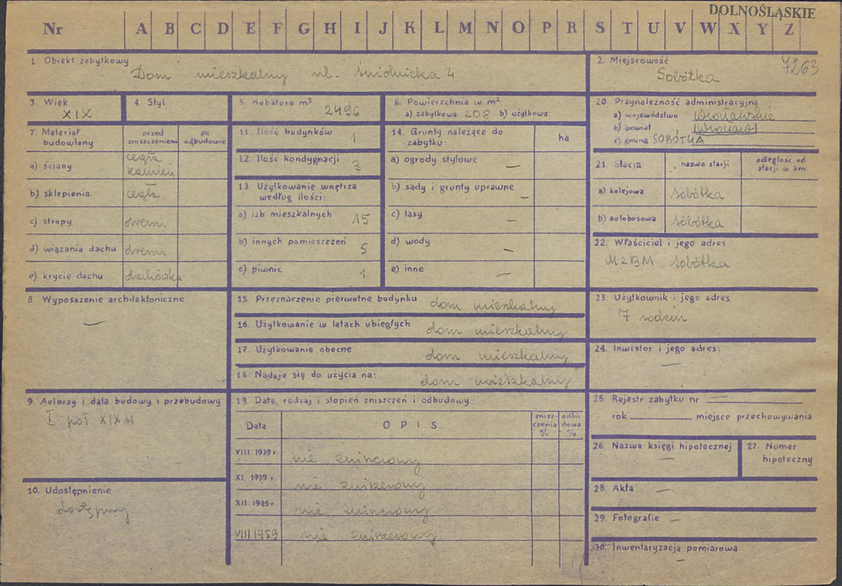 KZ - Karta zielona, skan nr 1