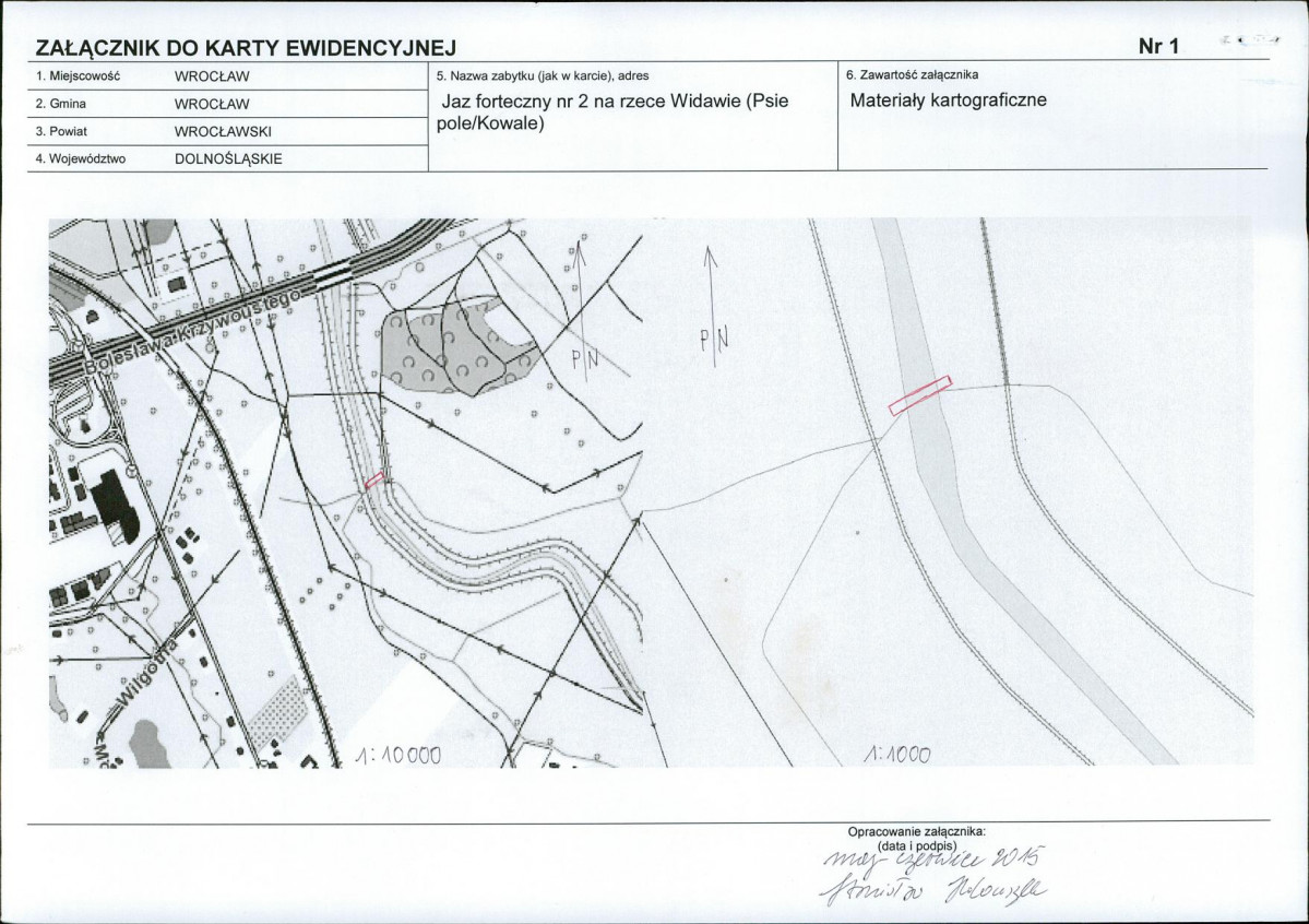 Karta obiektu niewpisanego do rejestru, skan nr 3