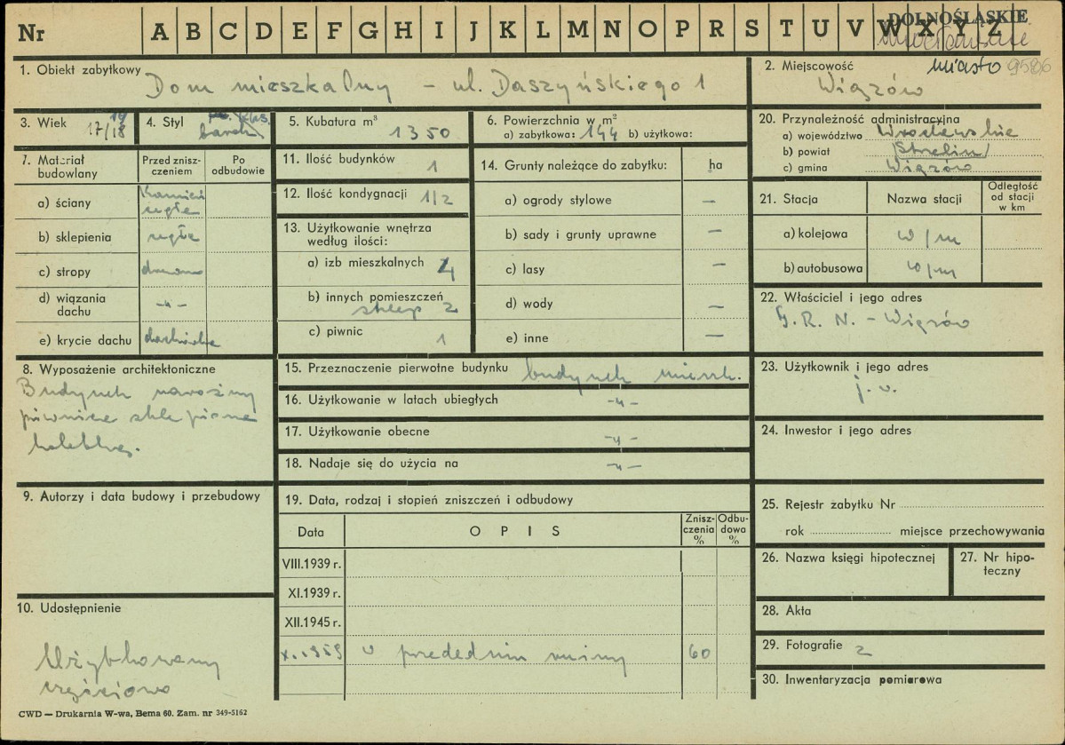 Karta zielona, skan nr 1
