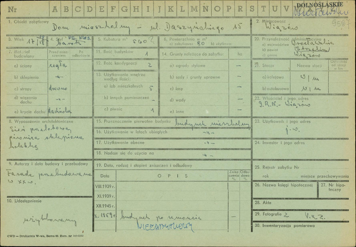 Karta zielona, skan nr 1