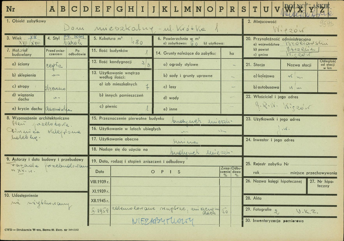 Karta zielona, skan nr 1