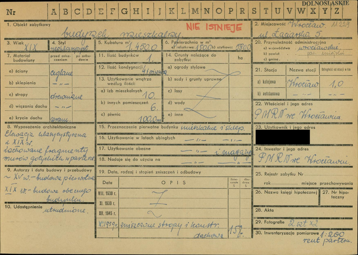 KZ - Karta zielona, skan nr 1