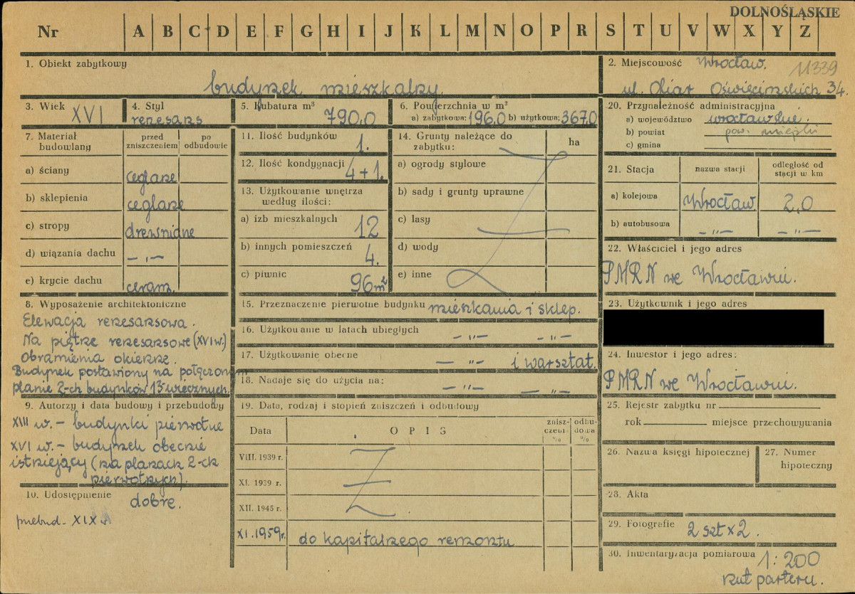 KZ - Karta zielona, skan nr 1