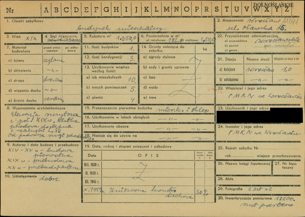 KZ - Karta zielona, skan nr 1