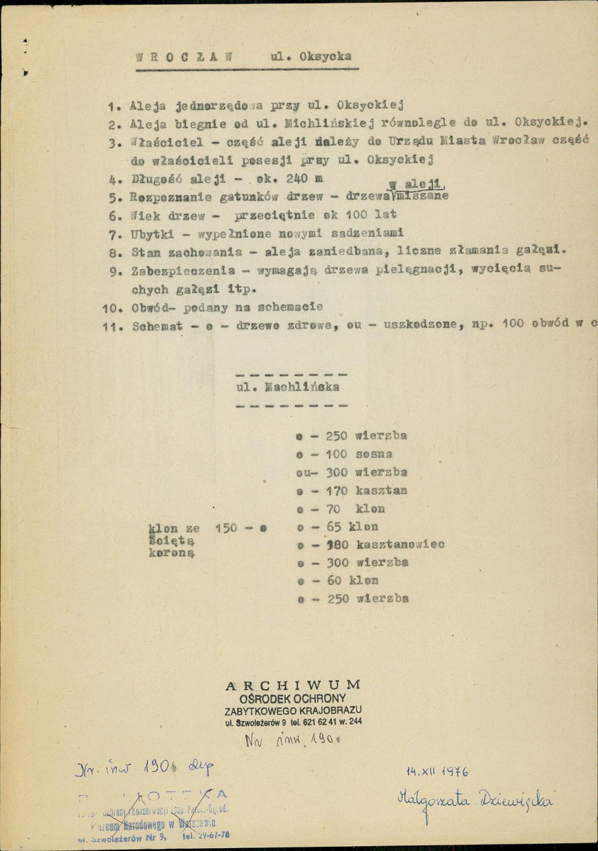 Ewidencja parkowa, skan nr 2