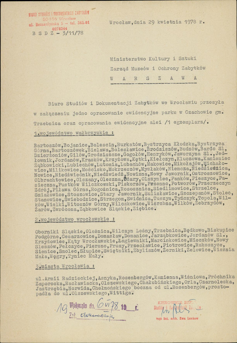 Ewidencja parkowa, skan nr 1