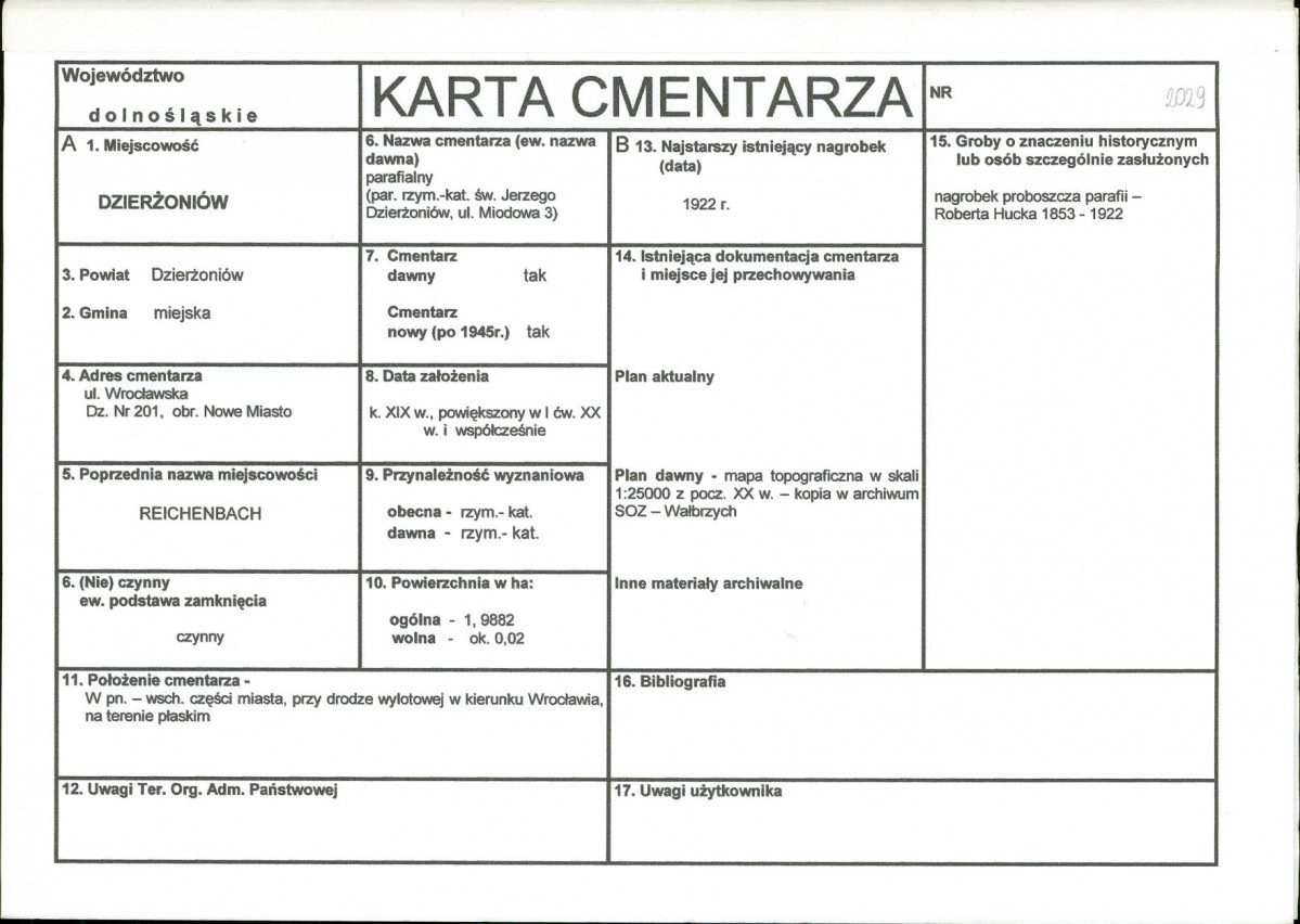 Karta cmentarza, skan nr 1