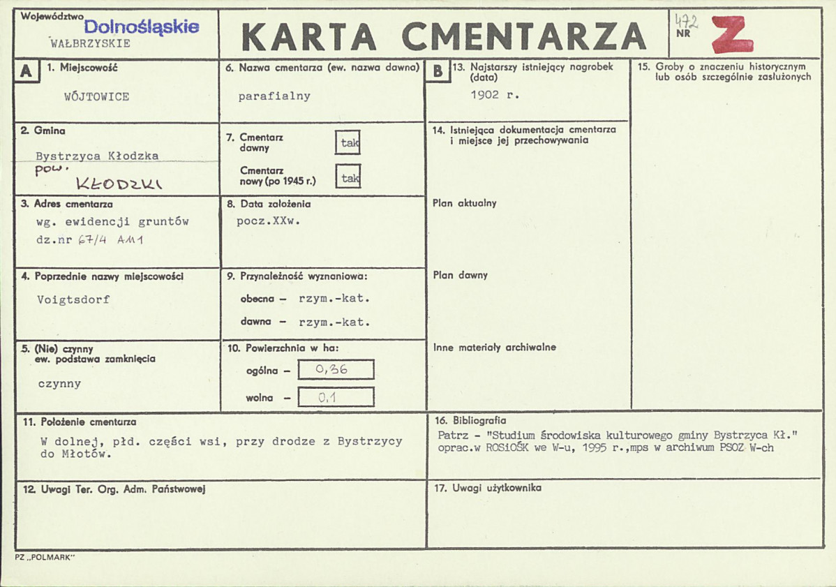 Karta cmentarza, skan nr 1