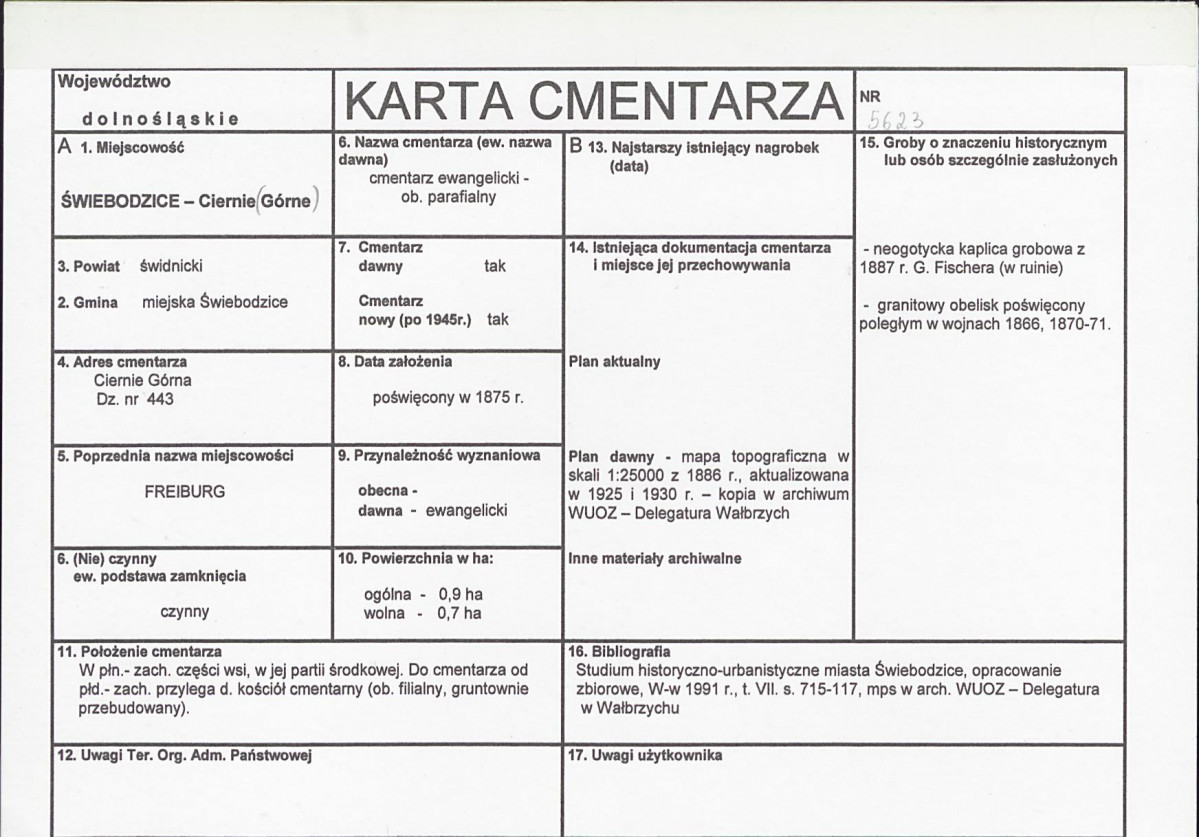 Karta cmentarza, skan nr 1